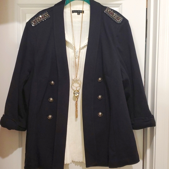 INC International Concepts Jackets & Blazers - Fashion forward military inspired blazer